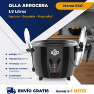 Olla arrocera negra 1.8 L eko - Img 57381554