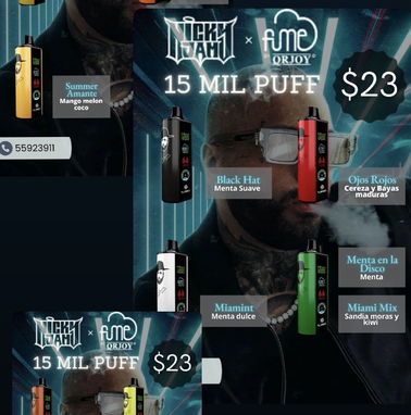 VAPES ‼️💨Cigarros electrónicos y líquidos; 6mil 10mil 15mil 20mil PUFFS variedad de sabores NUEVOS EL MEJOR PRECIO 💸 - Img 90181441