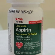 ❤️Aspirina 81mg, Atorvastatina 80mg, Rosuvastatina 20mg, Losartan 25mg,❤️ importado de EEUU - Img 58248532