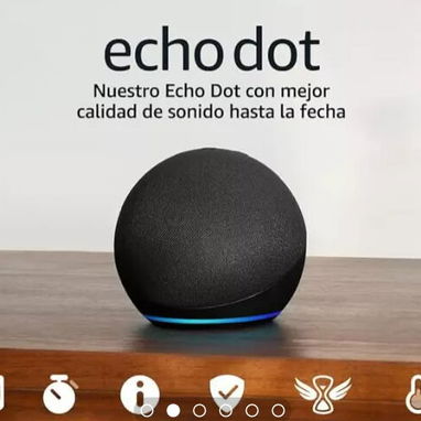Amazon Echo Dot (5ta Gen)-con WiFi y Bluetooth - integrado con Alexa - Img 123928326