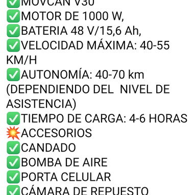 Venta de Bicicleta electrica movcan V30 - 2/2