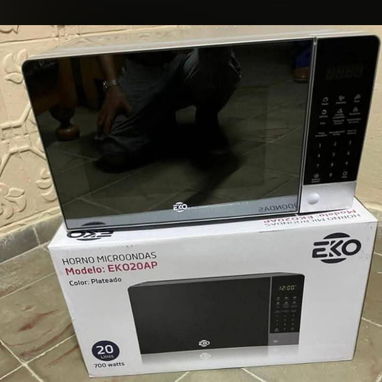 🚧 HORNO MICROONDAS CON PUERTA DE ESPEJO MARCA EKO DE 20 LITROS 🚧 - Img 121454294