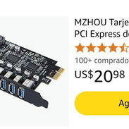 Tarjeta pci express usb 3.0 - Img 56500423