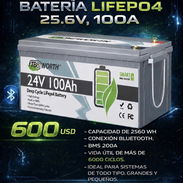 Batería LiFePO4 25.6V 100A - Img 57751033