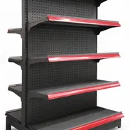 *Estante Metálico Doble* Tamaño(L*W*H): 90*78*165cm  Placa trasera perforada - Img 54660628