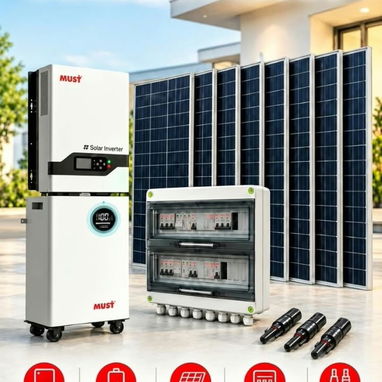 Kit Solares. Batería + Inversor - 4/5