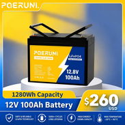 Batería LiFePO4 12V 100Ah (NO TRAE CABLE) - Img 57246687