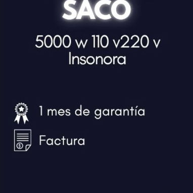 Generador Diésel Saco insonoro de 5000w …Transporte por costo adicional - Img 123486754