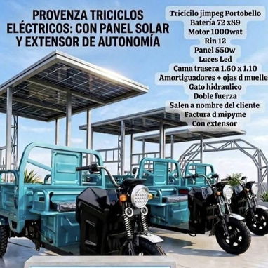 Triciclo jinpeng porto bello con panel solar y extensor de rango (lis) - Img 123201706