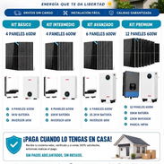Kits de energía solar o respaldo energetico - Img 57215315