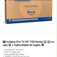 TELEVISOR SMART TV Insignia 55” 💰pulgadas 4K (NO TRAE CAJITA)‼️con transporte🚘 ‼️‼️ 7 días de garantía ‼️‼️ - Img 57970882