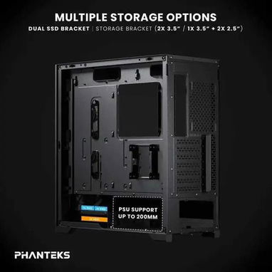 Chasis Phanteks Eclipse G370A Black - 5/6