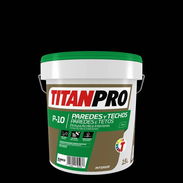 Pintura Acrílica Interiores P10 Blanco Mate 15 L - TITANPRO - Img 55316649