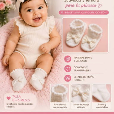 🧦 Medias para Bebé - 3/4