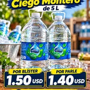 Agua Ciego Montero 1.5lt y 5lt ( por blister y por parle ) - Img 58037405