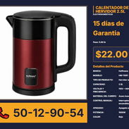 CALENTADOR DE AGUA HERVIDOR 2.5L - Img 56443935