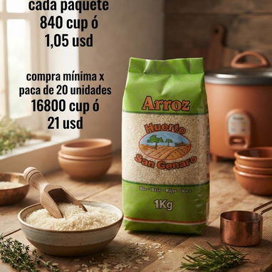 Azúcar Blanca Sebraz 1kg, Arroz San Genaro 1kg,  Harina Molini 1kg - 3/4