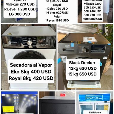 ‼️‼️Todo lo que buscas en equipos electrodomésticos lo tenemos aquí ‼️‼️: Precio en las fotos ✅ 💢Aceptamos pagos en MLC - Img 116187850