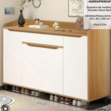 Zapateras de madera importadas nuevas en caja - 4/5