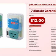 PROTECTOR DE VOLTAJE 220 V V010 . - Img 57008429