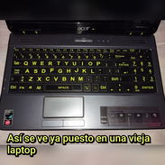 Pegatinas d reemplazo para el teclado, son d vinil, no se rompen, ni desgastan ni se ponen borrosas - Img 50465316