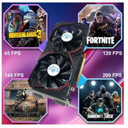 Tarjeta gráfica ZER-LON RX590/ Soporte horizontal COOLMOON ARGB p Tarjeta gráfica - Img 51002826