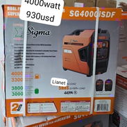 Planta Sigma silenciosa d 4mil watt gas y gasolina - Img 58382422