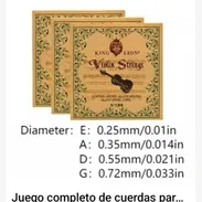 Juego completo de cuerdas para violin - Img 57474619