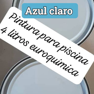 Pintura para piscina 4 litros euroquimica linea industrial importada de España - Img 122881154
