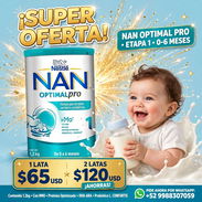 Leche NAN OPTIMAL PRO ETAPA 1 - DE 0 A 6 MESES 🍼 Lata grande de 1.2 kg - Img 56492747