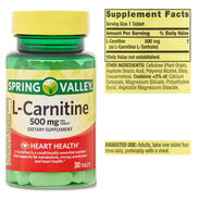 Aminoácido L-carnitina 30 tabletas 500mg (quemador de grasa) pomo sellado 55595382 - Img 43844203