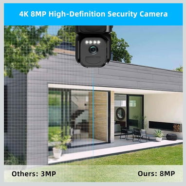 Cámara de seguridad Solar Wifi 2 lentes 8 Mpx - Img 127723355