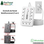 * Enchufe de Pared Multifuncional 17-en-1  (1.3 mtros ) - Img 56141516