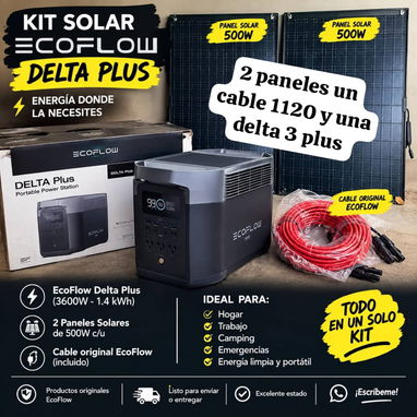 EcoFlow, cables, paneles,inversor hibrido - 5/7