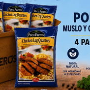 Pollo caja de 40lbr trae 4 paquetes de 10lbr de Muslo Contramuslo - Img 55816243