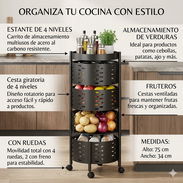 Estante de 4 niveles con rueditas (EyH) - Img 53659010