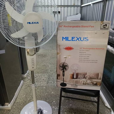 Ventilador Recargable de Pedestal Milexus Batería Litihum duración 8 horas en 85 USD Transporte incluido - Img 105666291