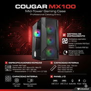 Vendo Chasis Cougar MX100 4 Fanes RGB incluidos - Img 55060066