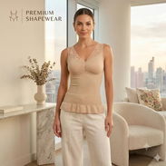 Camiseta Moldeadora Premium con Encaje - Talla XL - Img 57069898