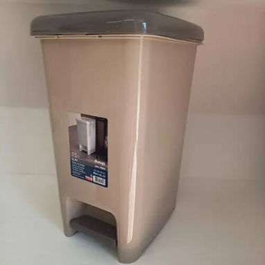 Cesto con Pedal SLIM 15LT beige(CVV) - 2/2