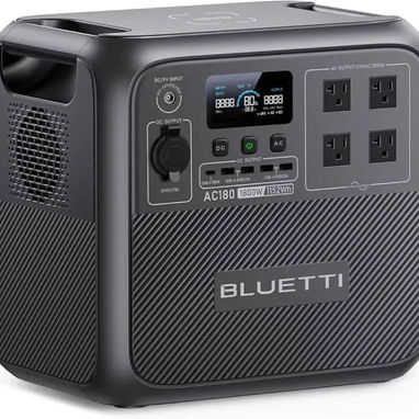 ⚡ BLUETTI AC180 🔋1152 Wh Capacidad LiFePO4  ✅ 1800 W Potencia Nominal  ✅ 2700 W Potencia Pico 🧾 Garantía 7 días  🚛 Tr - 2/3