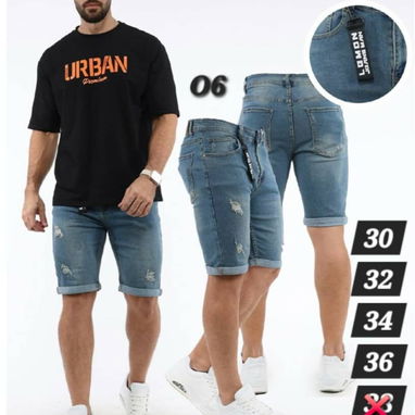 Shorts de mezclilla de hombre - 6/10