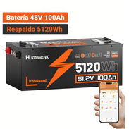 Batería Humsienk GEN2 LiFePO4 48V 100Ah 5.12kWh Con Bluetooth Para Respaldo* - Img 58039132