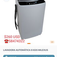 Lavadora automática MILEXUS 8 kg - Img 54898598