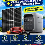 Combo Ecoflow + Panel Solar + Cable - Img 58367710