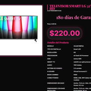TV LG 32" HD Smart AI y Active HDR, LG TV 32" HD Smart Active HDR y webOS, TV LG 32" HD Smart AI 4GB almacenamiento . - Img 57354709