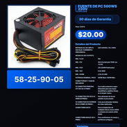 FUENTE DE PC 500WS 220V VPT -0180 - Img 57891045