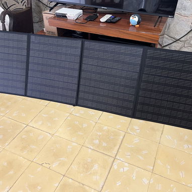 Panel Solar de 220 volt con extensión de múltiples conectores - 2/3