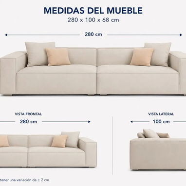 SOFAS, SOFAS CAMAS MODERNOS Y BUTACAS RECLINABLES"' - Img 125181084