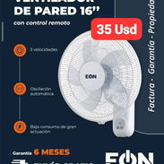 Ventilador de pared Eón 16" con control remoto, Garantía de 6 meses, Entrega gratis para toda La Habana - Img 56056074